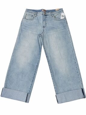 Kut from the Kloth~ NWT Womens Gwen Wide Leg Denim Jeans~Light Wash High Rise~12